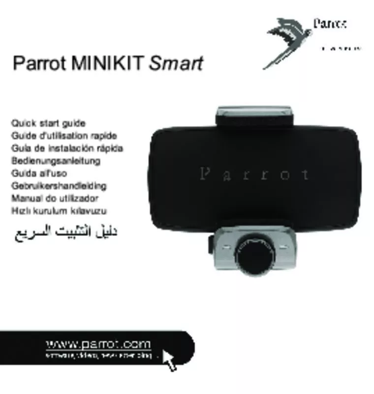 Mode d'emploi PARROT MINIKIT SMART