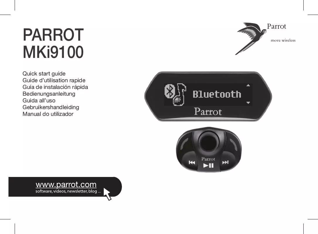 Mode d'emploi PARROT MKI9100