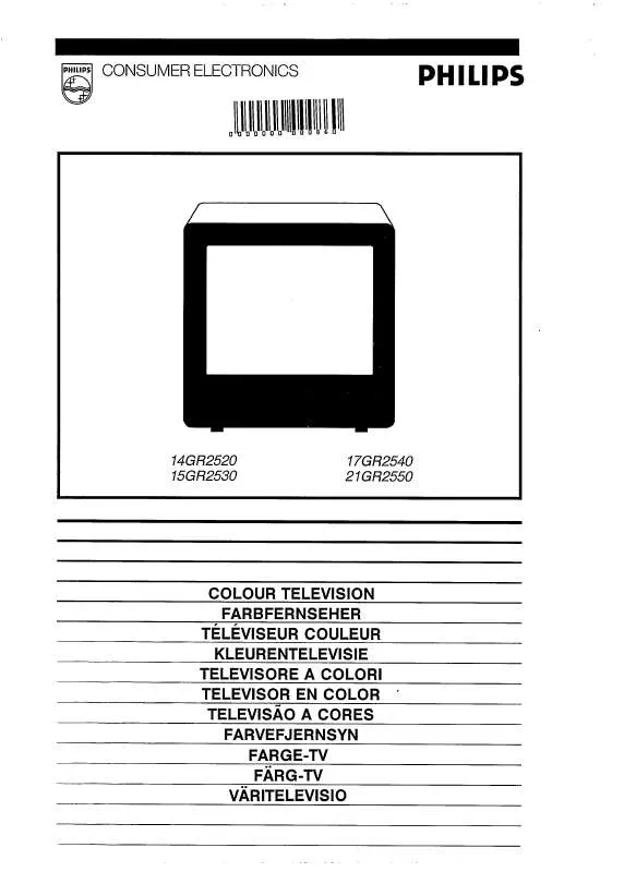 Mode d'emploi PHILIPS 14GR2520