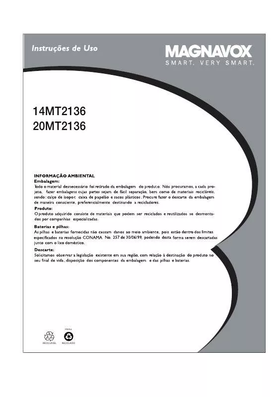 Mode d'emploi PHILIPS 14MT2136