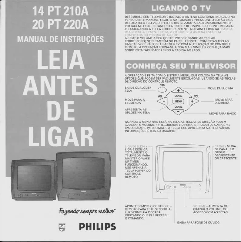 Mode d'emploi PHILIPS 14PT210A-78R