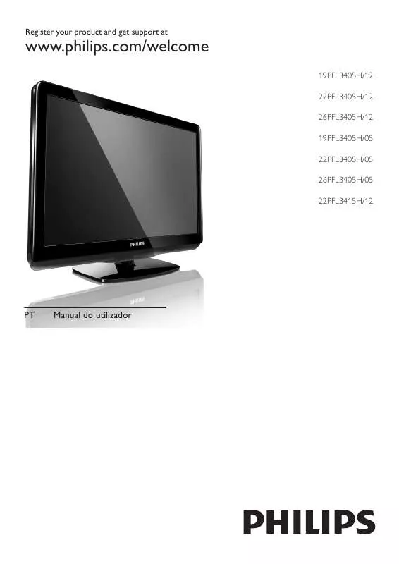 Mode d'emploi PHILIPS 19PFL3405H