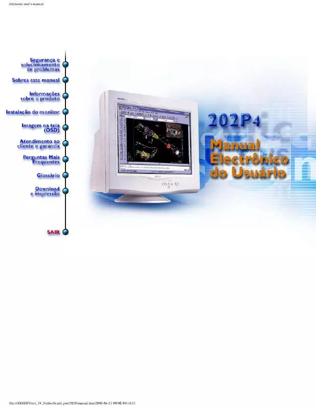 Mode d'emploi PHILIPS 202P40-00C