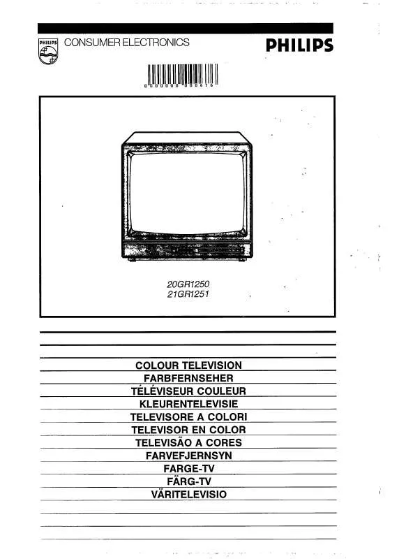 Mode d'emploi PHILIPS 20GR1250