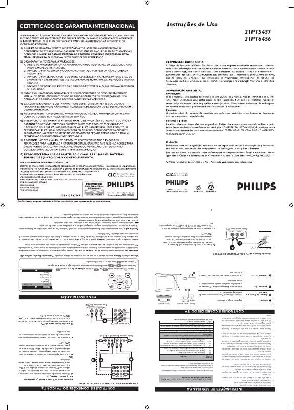 Mode d'emploi PHILIPS 21PT5437