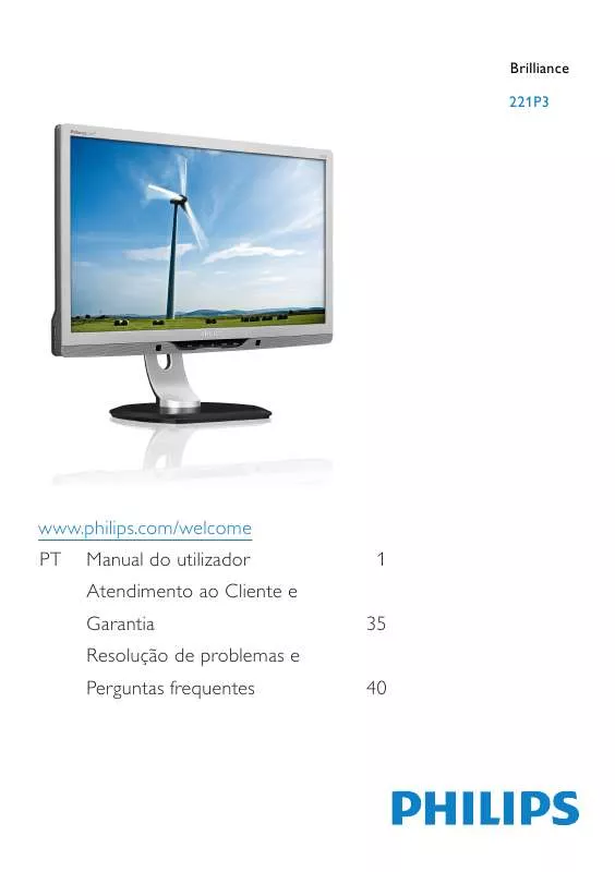 Mode d'emploi PHILIPS 221P3LPEB