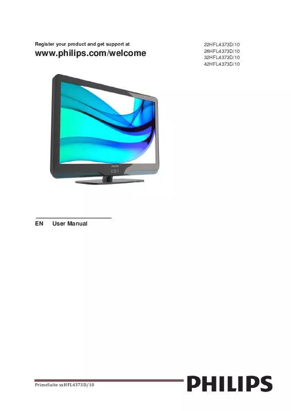 Mode d'emploi PHILIPS 22HFL4373D