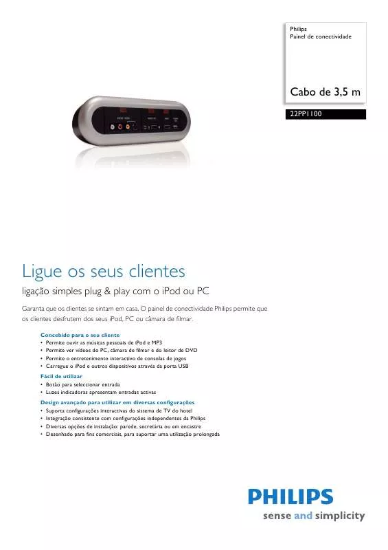 Mode d'emploi PHILIPS 22PP1100