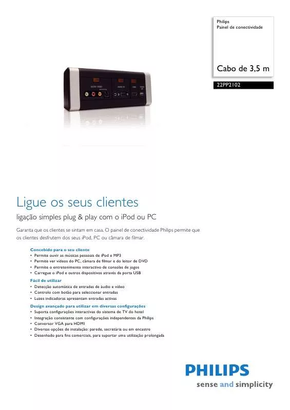 Mode d'emploi PHILIPS 22PP2102