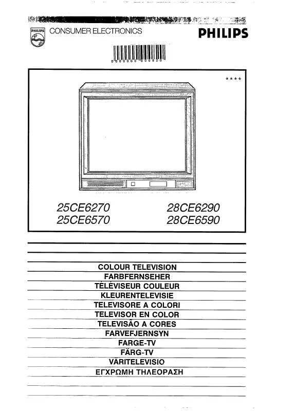 Mode d'emploi PHILIPS 25CE6270