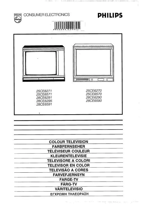 Mode d'emploi PHILIPS 25CE6271