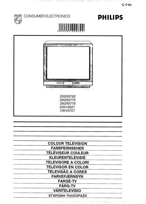 Mode d'emploi PHILIPS 25GR5765