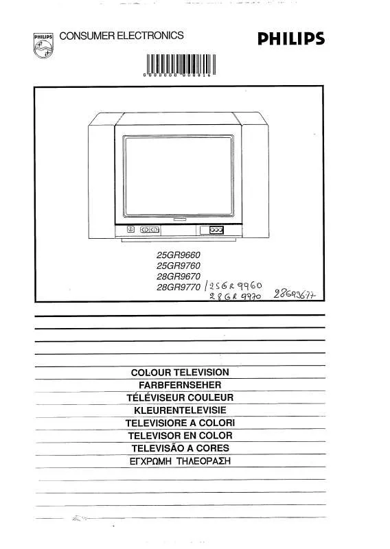 Mode d'emploi PHILIPS 25GR9660