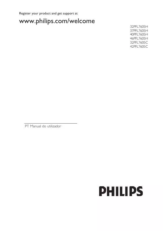 Mode d'emploi PHILIPS 32PFL7605H