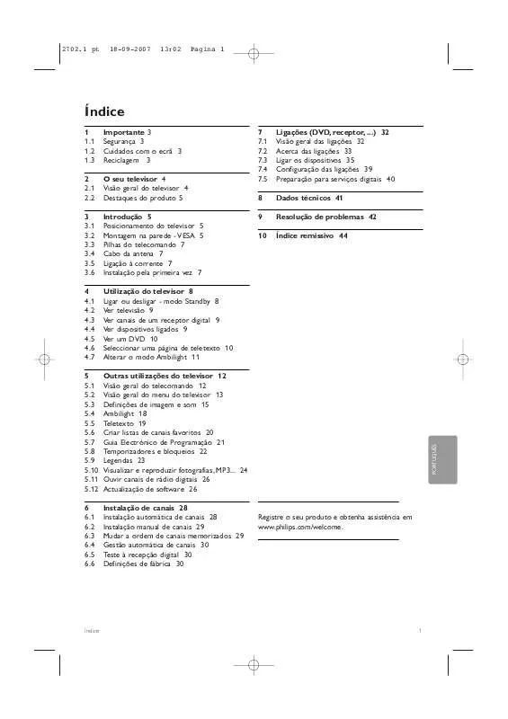 Mode d'emploi PHILIPS 32PFL9632D