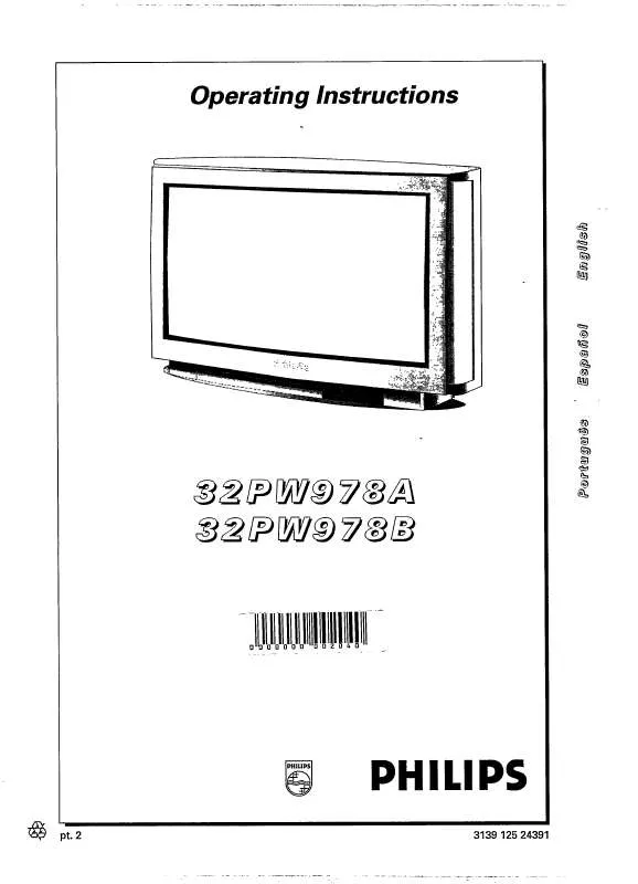 Mode d'emploi PHILIPS 32PW978B-78R