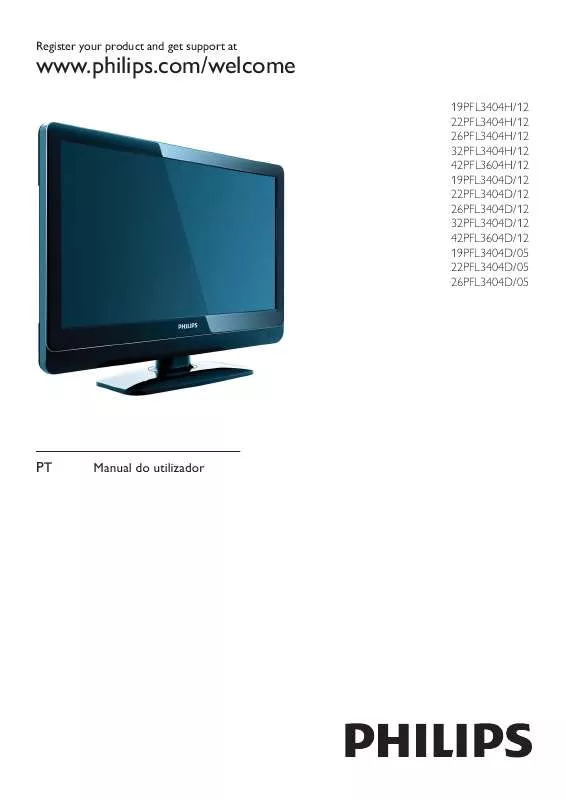 Mode d'emploi PHILIPS 42PFL3604H