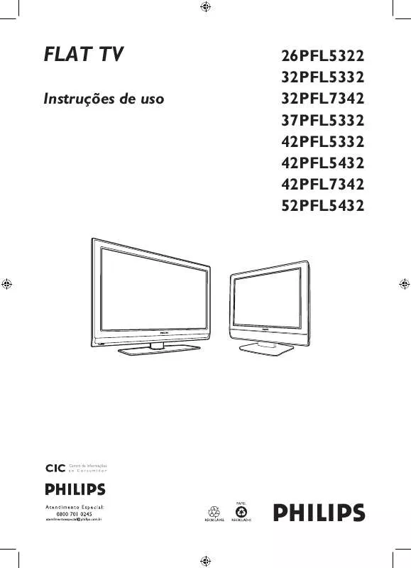 Mode d'emploi PHILIPS 52PFL5432