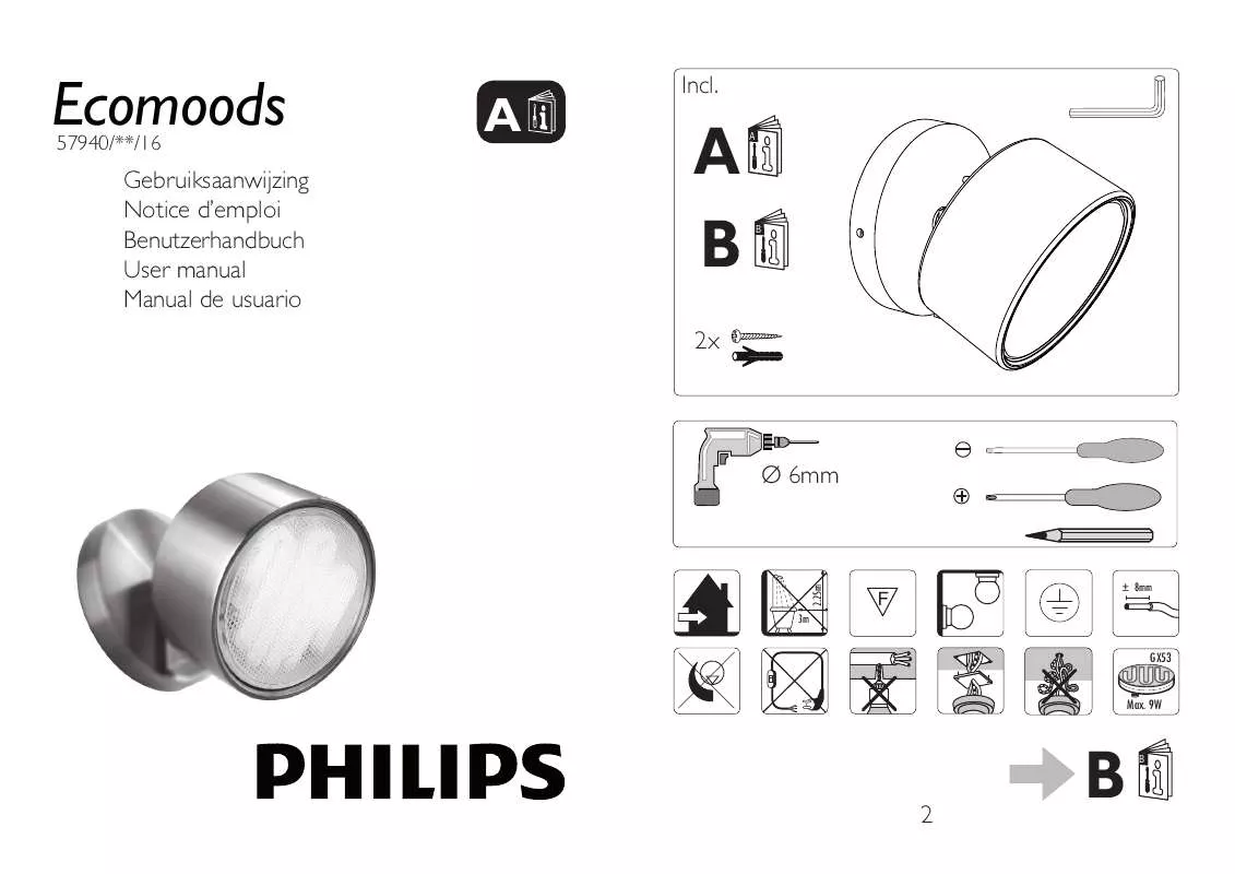 Mode d'emploi PHILIPS 57940-31-16