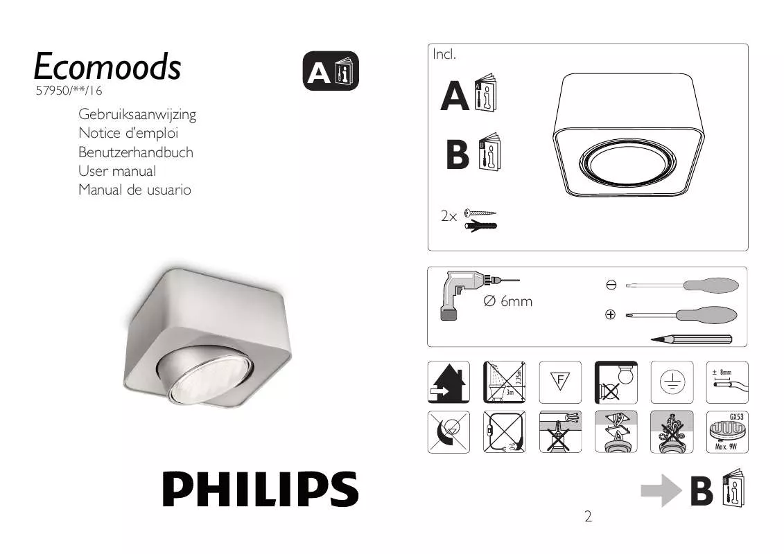 Mode d'emploi PHILIPS 57950-31-16