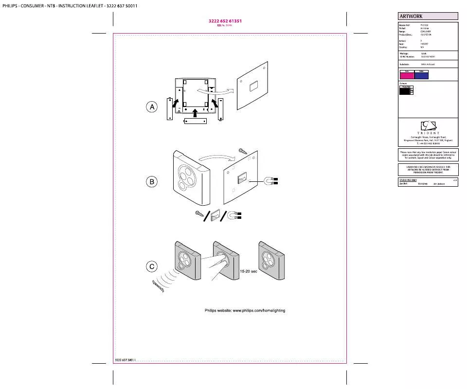 Mode d'emploi PHILIPS 69101-30-PH