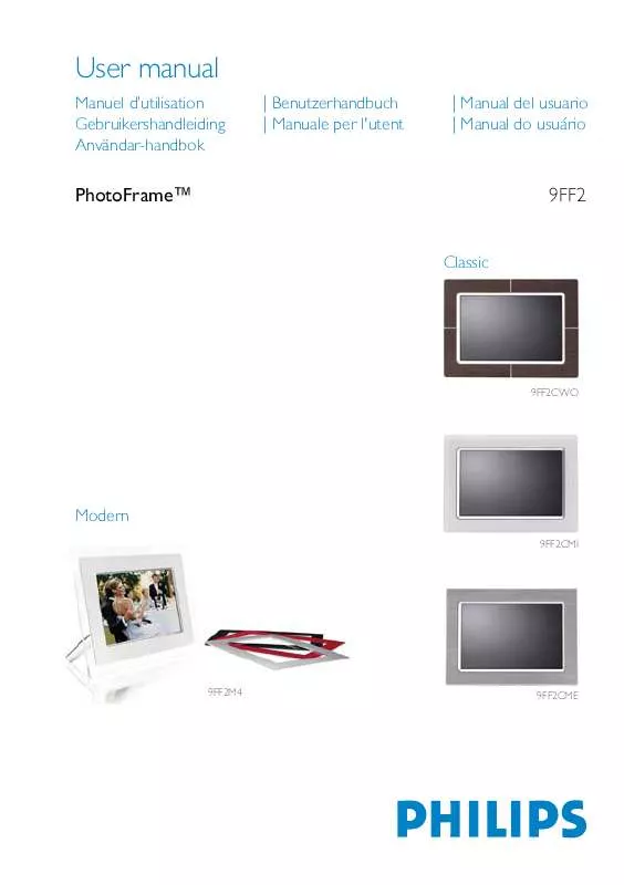 Mode d'emploi PHILIPS 9FF2M4