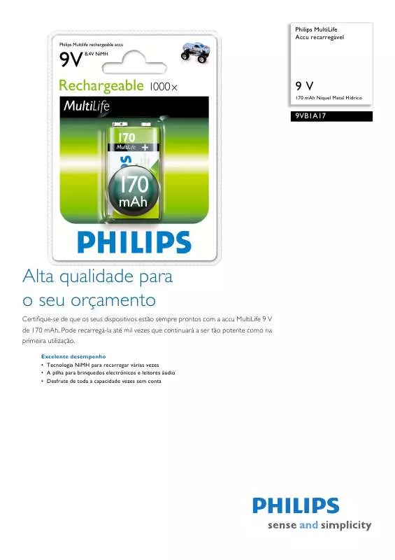 Mode d'emploi PHILIPS 9VB1A17