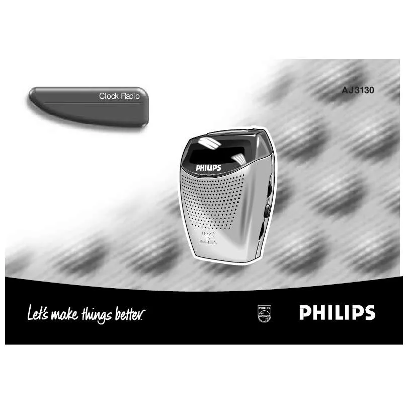 Mode d'emploi PHILIPS AJ3131