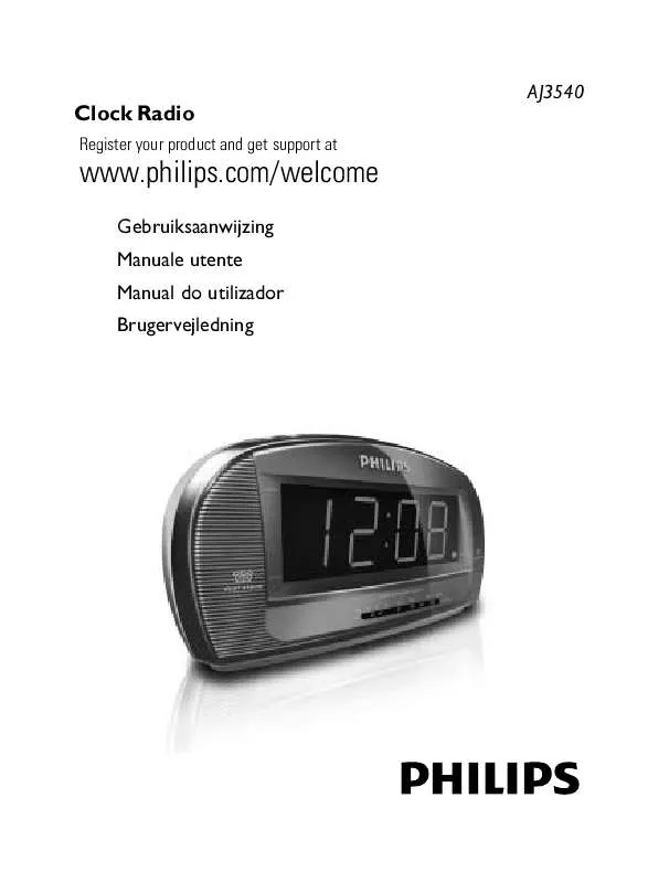 Mode d'emploi PHILIPS AJ-3540