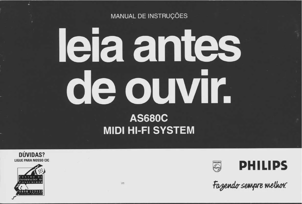 Mode d'emploi PHILIPS AS680C