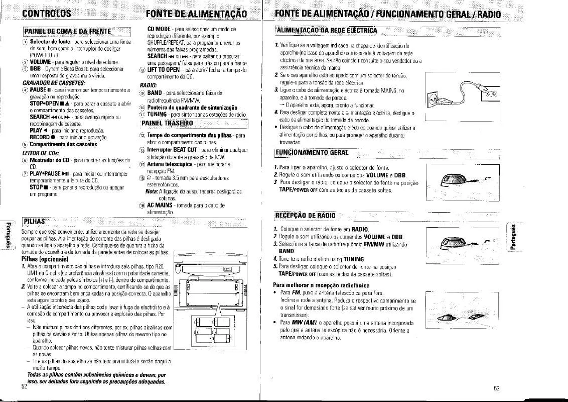 Mode d'emploi PHILIPS AZ1005