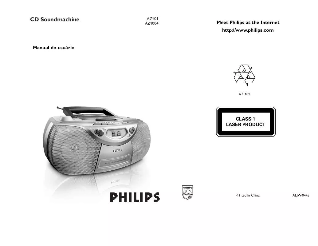 Mode d'emploi PHILIPS AZ101