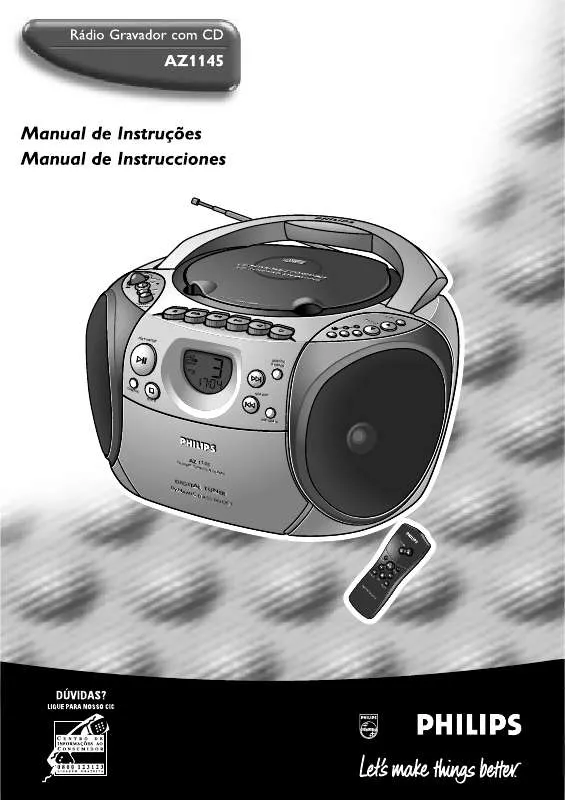 Mode d'emploi PHILIPS AZ1145