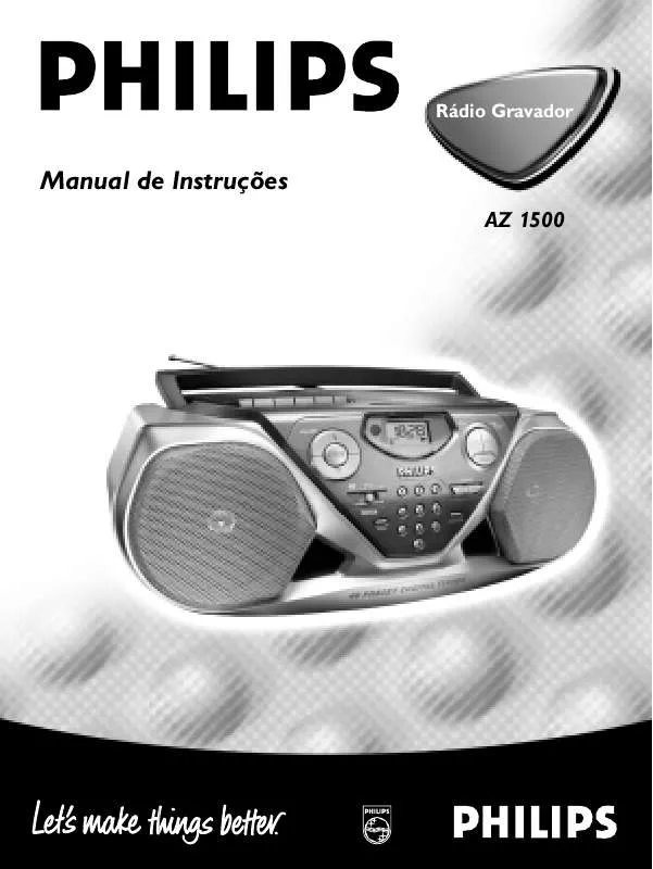 Mode d'emploi PHILIPS AZ1500