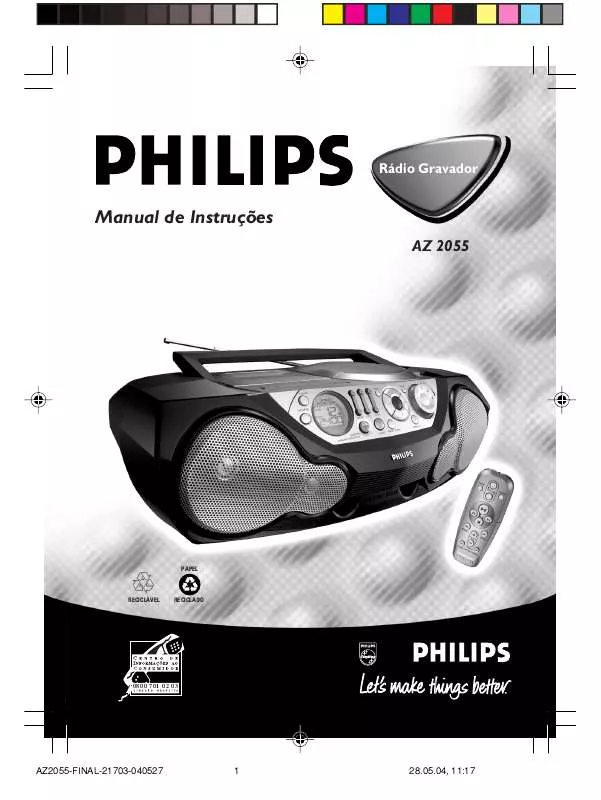 Mode d'emploi PHILIPS AZ2055/P00C