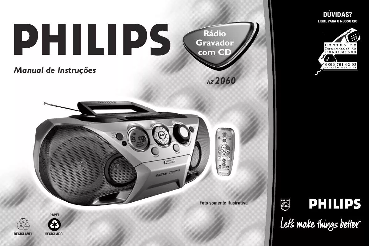 Mode d'emploi PHILIPS AZ2060