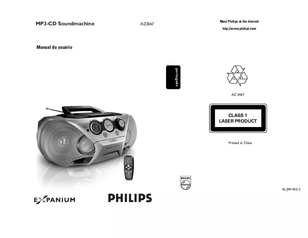 Mode d'emploi PHILIPS AZ3067