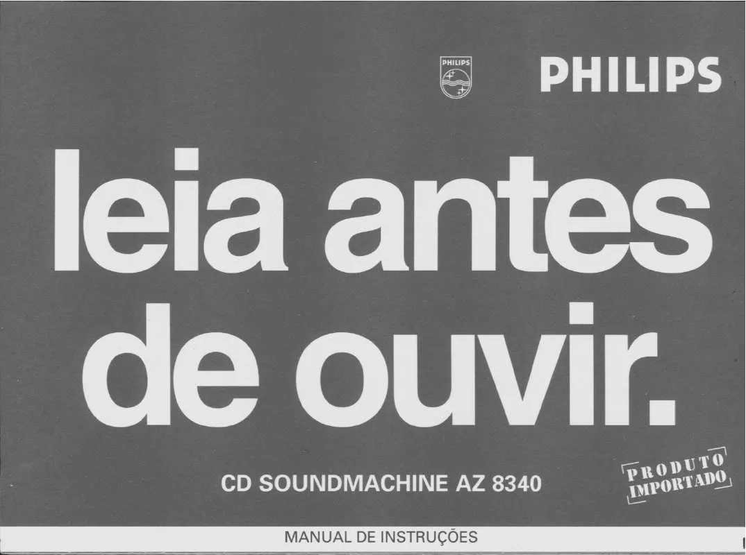 Mode d'emploi PHILIPS AZ8340