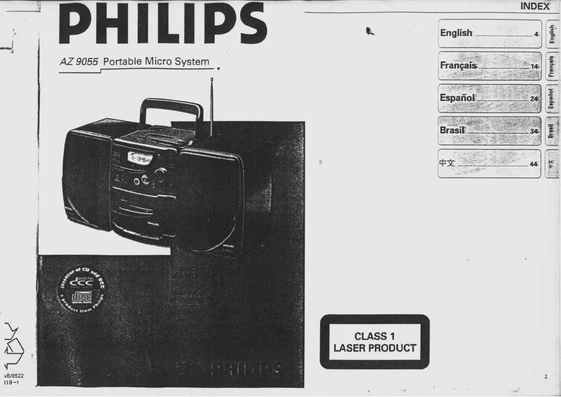 Mode d'emploi PHILIPS AZ9055