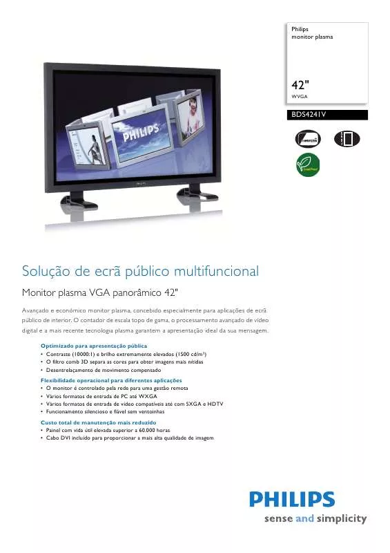 Mode d'emploi PHILIPS BDS4241V