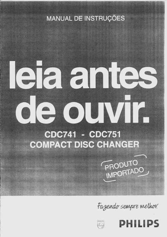 Mode d'emploi PHILIPS CDC751