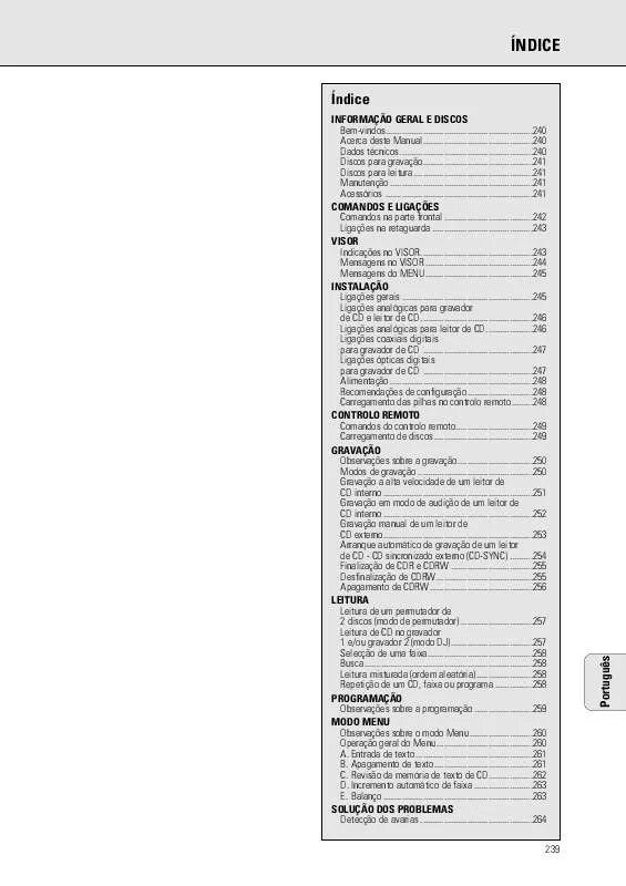 Mode d'emploi PHILIPS CDR778