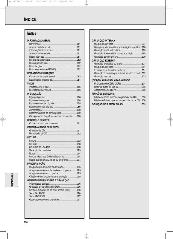 Mode d'emploi PHILIPS CDR785/01C