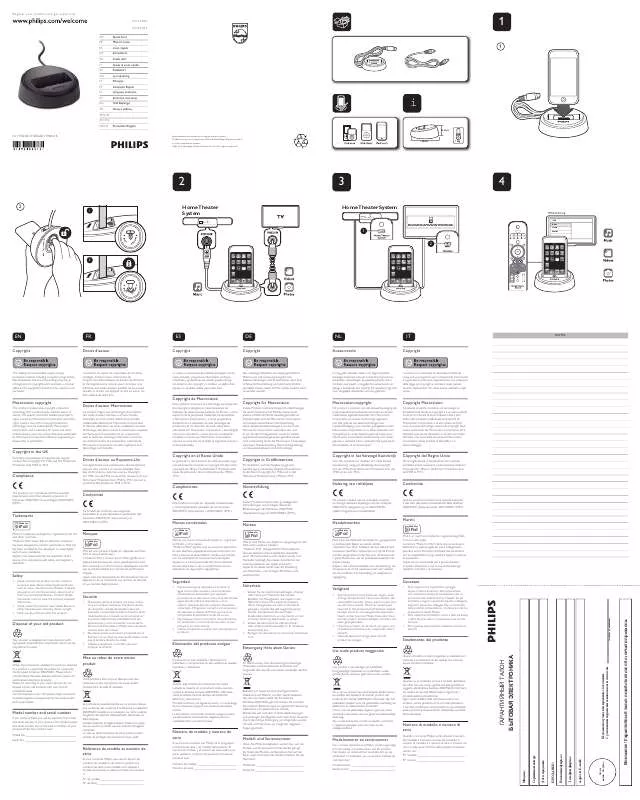 Mode d'emploi PHILIPS DCK3020