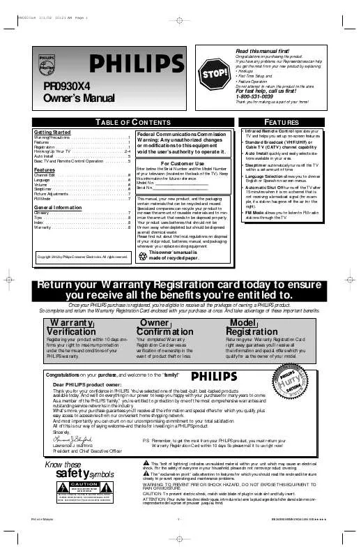 Mode d'emploi PHILIPS DCM5090