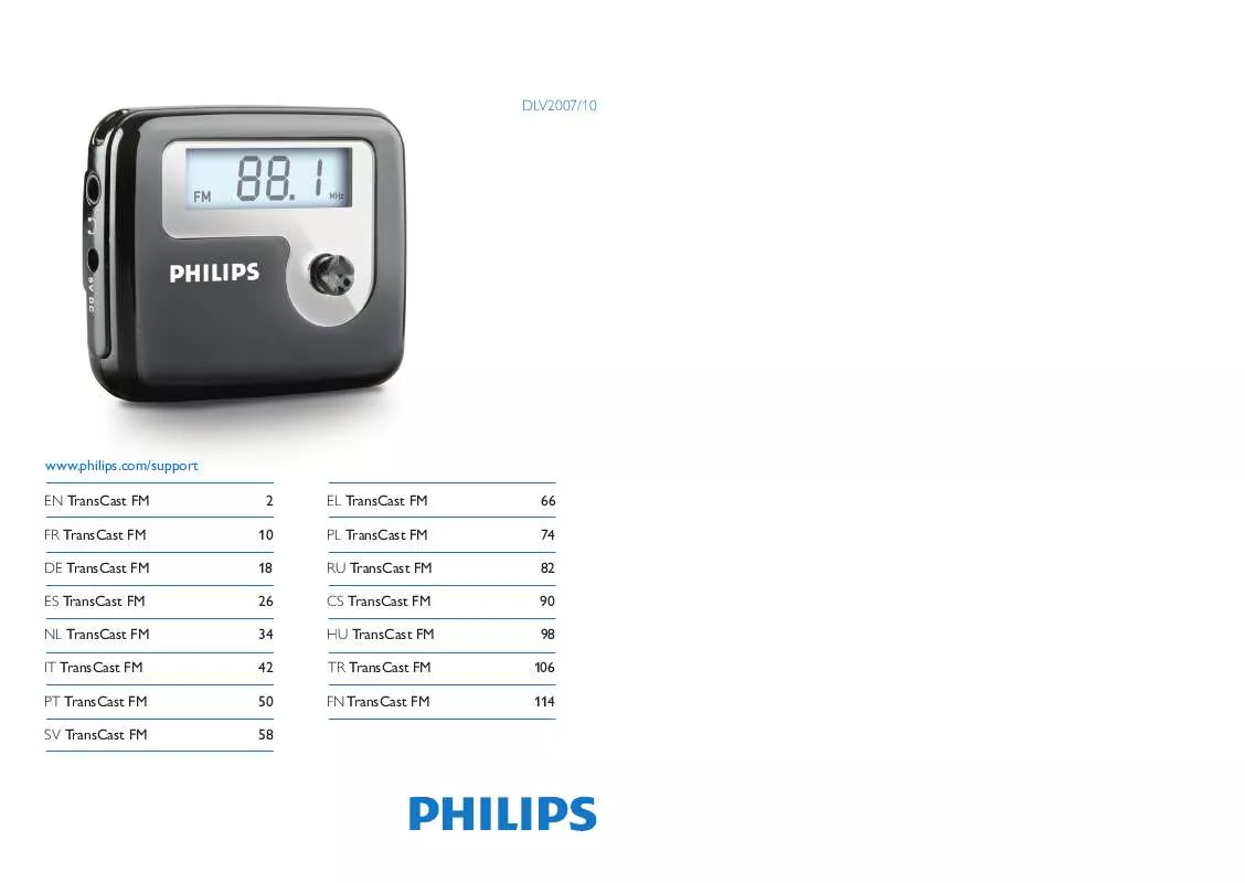 Mode d'emploi PHILIPS DLV2007