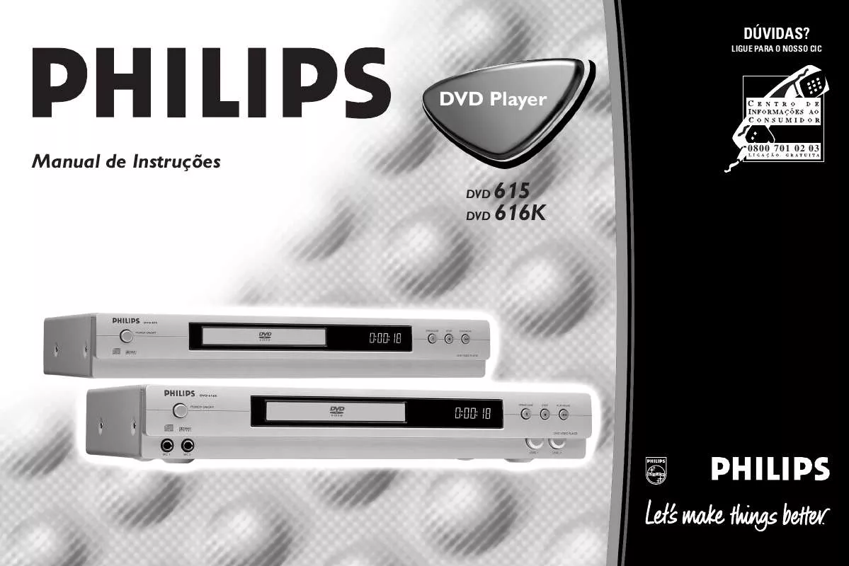 Mode d'emploi PHILIPS DVD616K-782