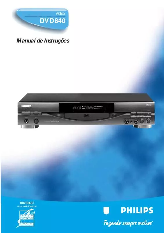 Mode d'emploi PHILIPS DVD840-691