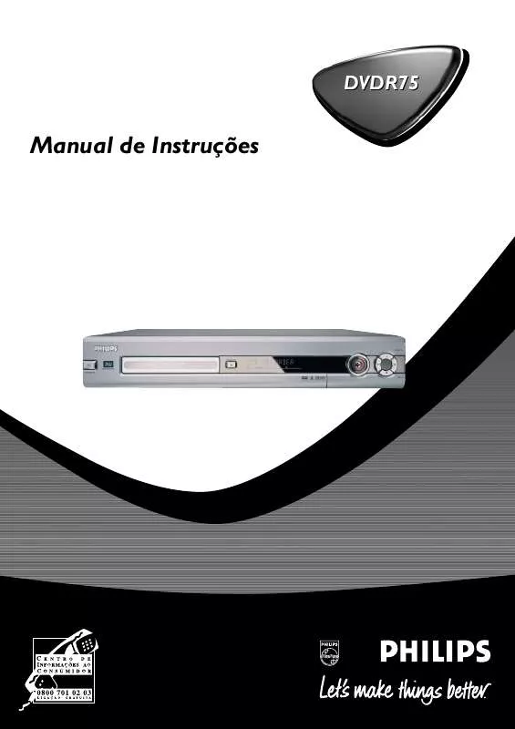 Mode d'emploi PHILIPS DVDR75-191