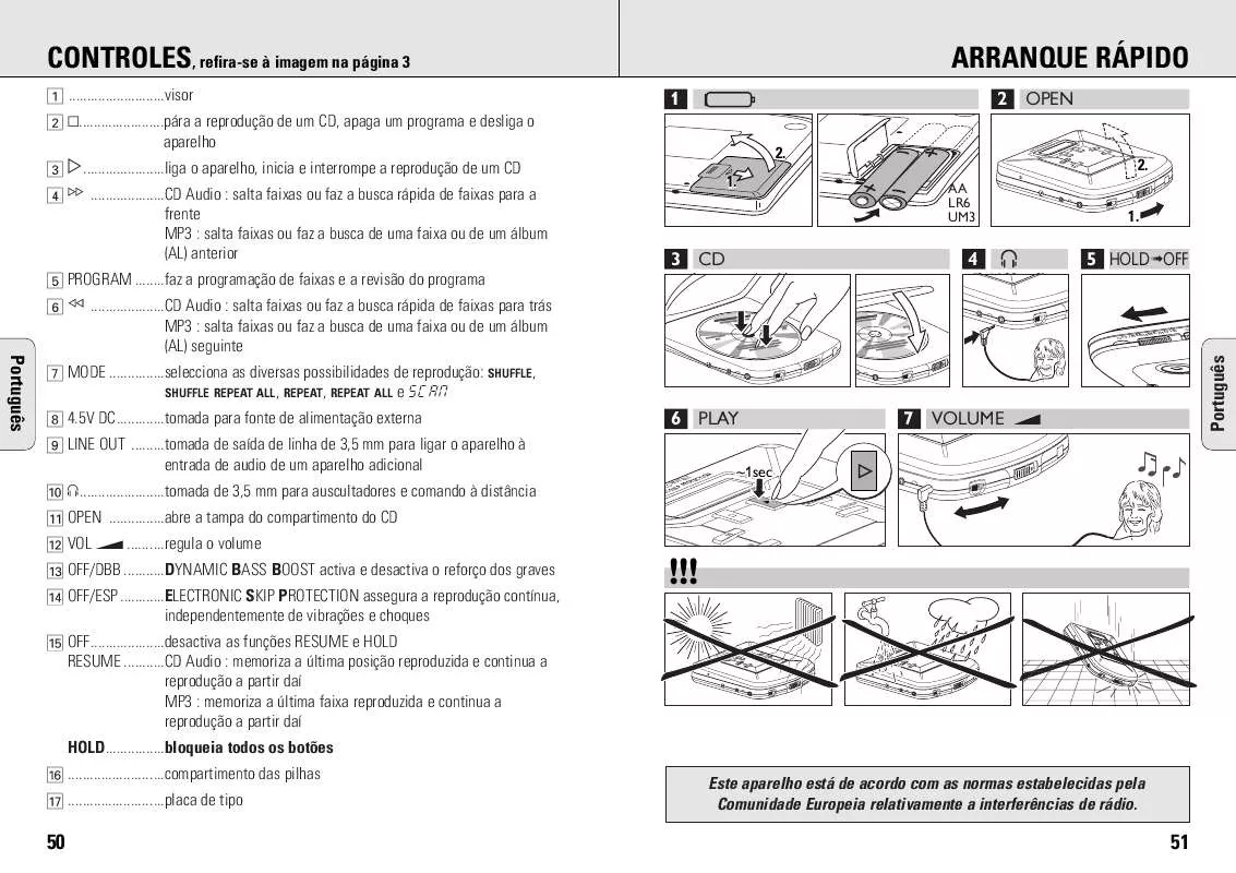 Mode d'emploi PHILIPS EXP101